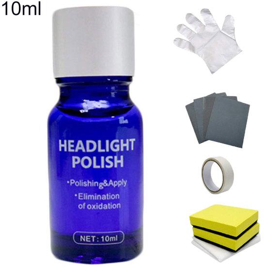 10/30ML Car Headlight Lamp Scratch Restoration Polish Repair Liquid Tool Kit