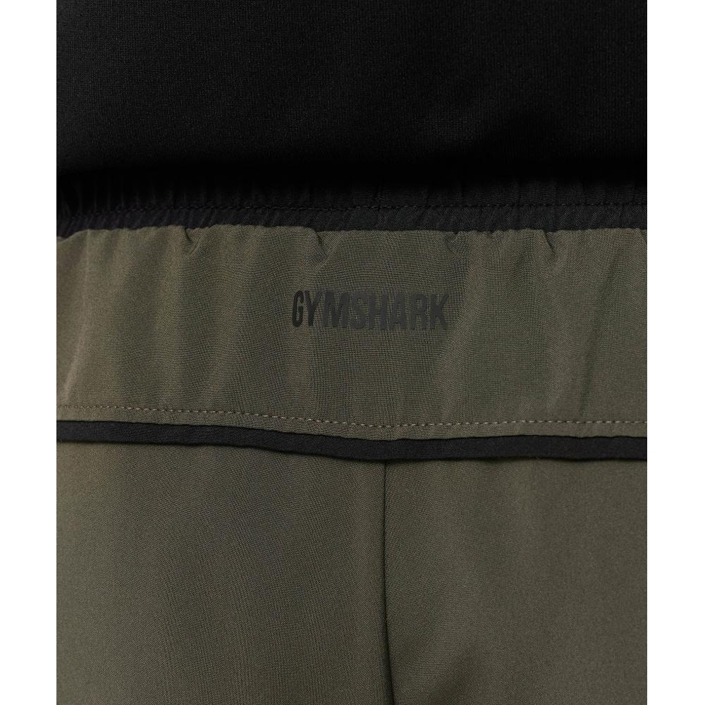 Gymshark Arrival Contrast Shorts Green Black A4c6w Ecj2
