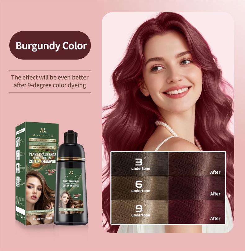 Gentle Bubble Dye Hair Shampoo - Non-Irritating, Easy-to-Use Formula