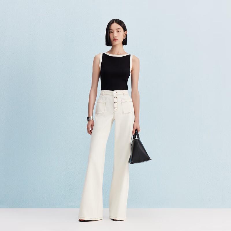 VEROMODA Women's High-Waist Flared Jeans