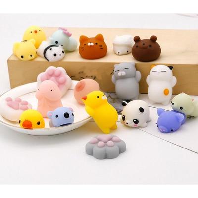 60PCS Antistress Ball Squeeze Toy Kawaii Animal Squishy Toys for Kids Party Favors Stress Relief Toys for Boys Girls Birthday Gifts