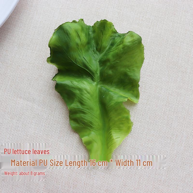 

Artificial Lettuce Leaf Display Model - Large Decorative Fake Vegetables and Fruits Prop