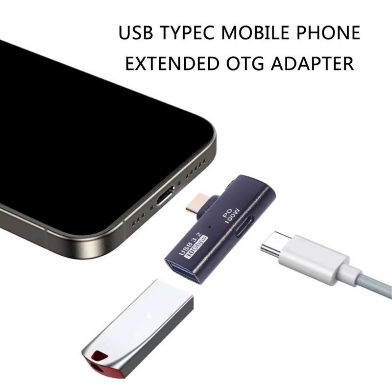 Multifunction USB C OTG Adapter Supports PD Charging & High Speed Data Metal USB C Phone Adapter Upgrades for Phones