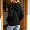 Women's Color Hooded Jacket for Fall Winter