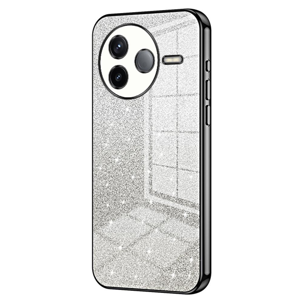 For Xiaomi Poco F7 Pro 5G/Redmi K80 5G Case Electroplating Gradient Glitter TPU Phone Cover