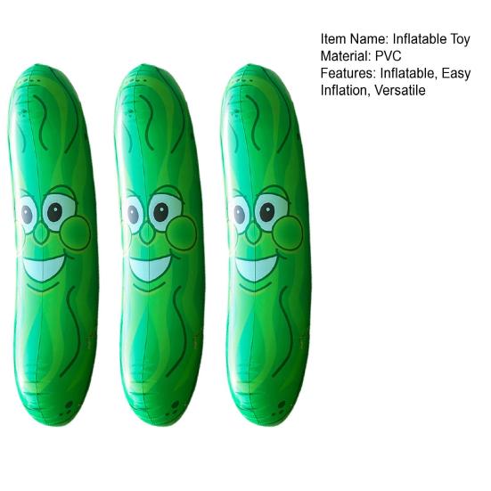 Giant Inflatable Pickle Toy Summer Kimchi Pool Float Fun Kimchi Party Prop Fun Novelty Gifts for Kimchi Lovers