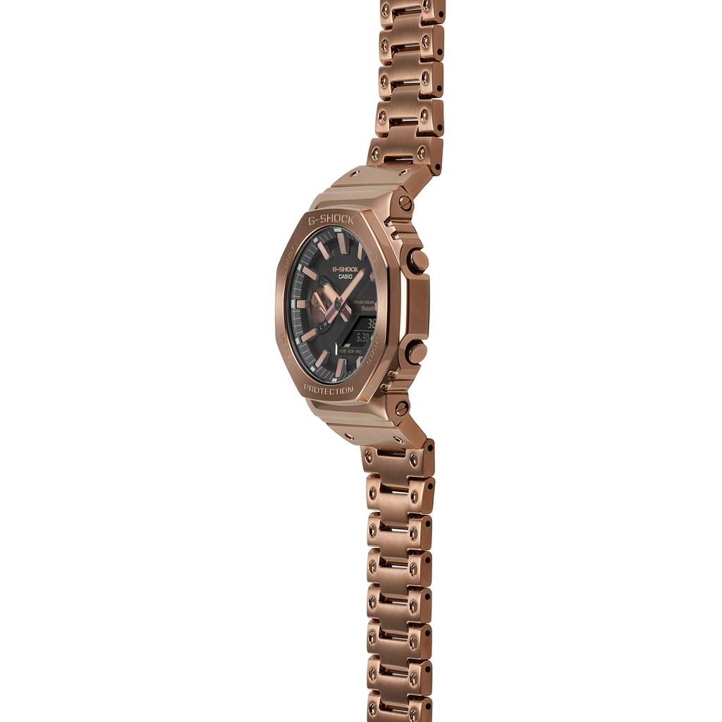 Casio G-SHOCK Męski Stal Nierdzewna Wodoodporność 200M Odporny na Wstrząsy Kwarcowy Zegarek GM-B2100GD-5A