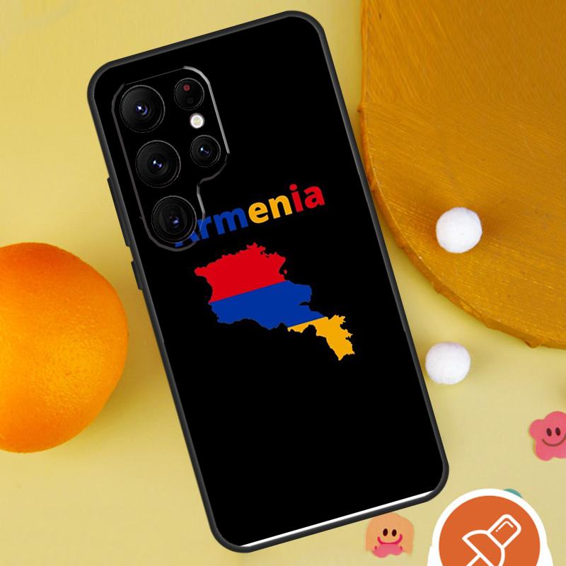 Armenia Armenian Flag Phone Case For Samsung Galaxy S25 Ultra S24 S23 S22 S21 Ultra S9 S10 Plus S20 FE Funda Cover