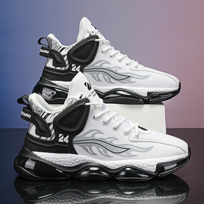 Popcorn Putian autumn and winter student leisure sports running shoes shock absorption heightening dad tide shoes 38