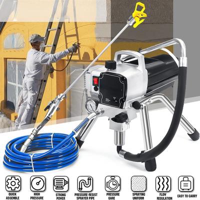 2000W 3500PSI Vysokotlaký Airless stříkací stroj Profesionální Airless stříkací pistole Airless stříkací pistole Lakovací stroj