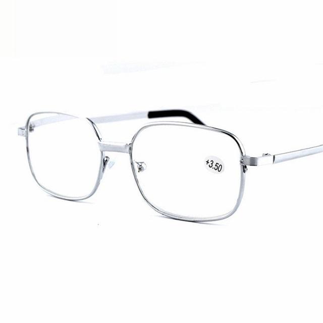 Real Resin Lens Reading Glasses Men Women Square Full Frame Presbyopic Glasses Anti-Scratch Diopter Eyewear +1.5 2.0 2.5