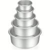 Nonstick Round Cake Pans for a Variety of Desserts,Made from Aluminum with a Rolled Edge,Perfect for Chiffon Cakes And More