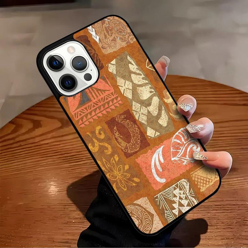 Hawaïaans Ornament Telefoonhoesje Voor iPhone 17 Air 16 15 14 13 12 11 Pro Max Max Plus Bumperhoesje Cover