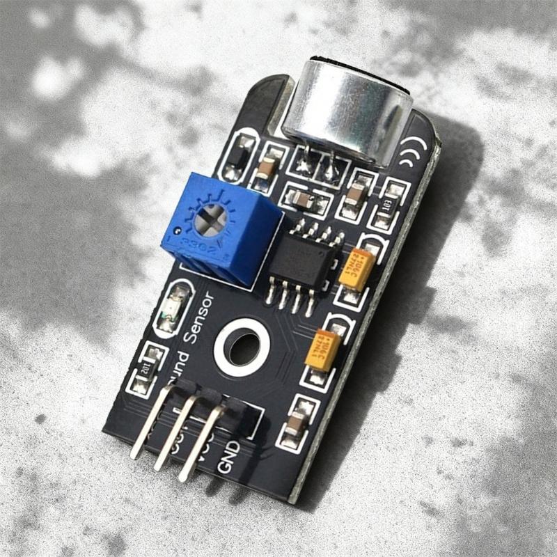 Low Power Consumption Microphone Sensors Module for Home Security Systems Devices Long Durations Operation Sound Sensors