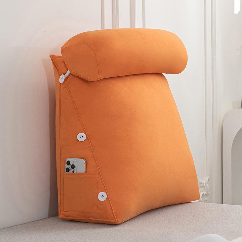 Bedhead Multifunctional Waist Protection Backrest Cushion Living Room Sofa Triangular Backrest That Can Be Disassembled Washed