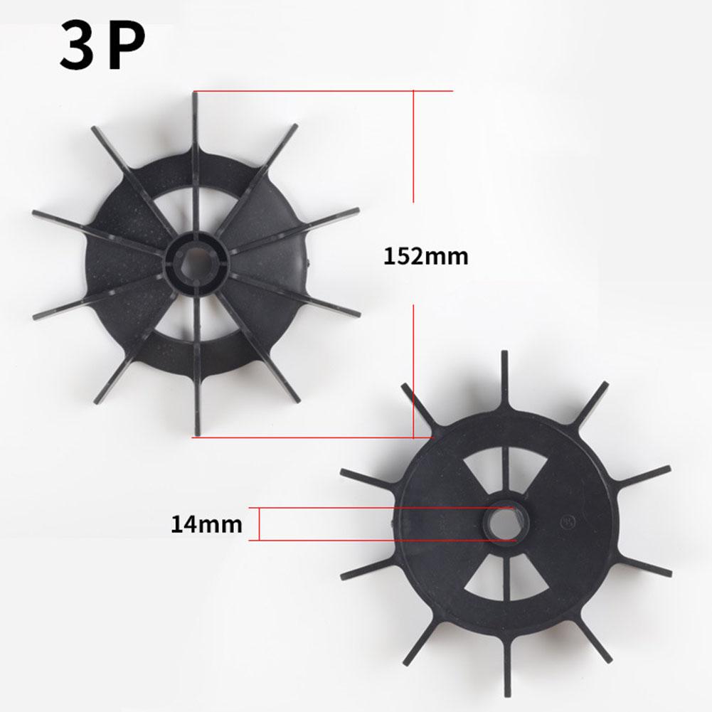 Air Compressor Fan Blade Replacement for Direct Online Motor Plastic Fan Blade Reliable and Sturdy Air Compressor Part