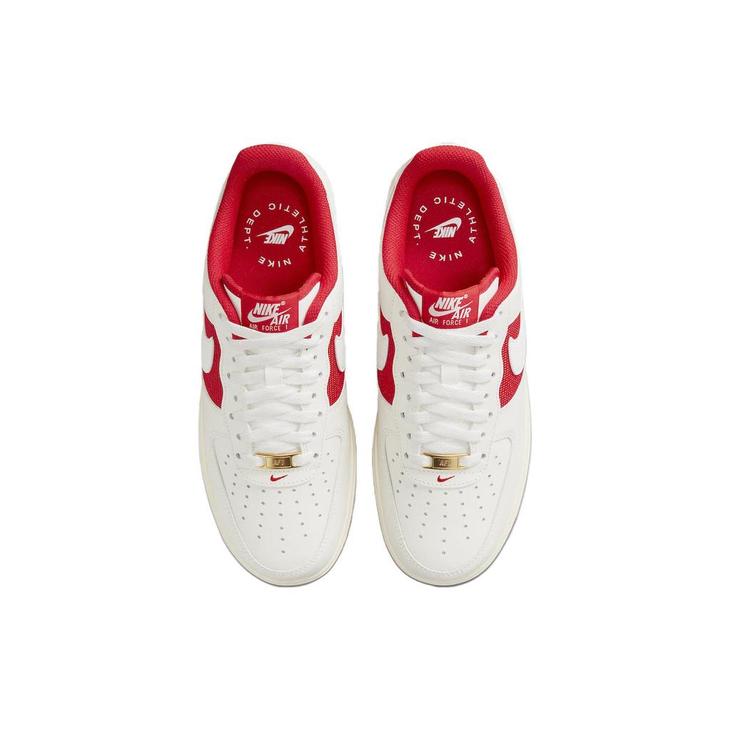 New Nike Air Force 1 Low '07 LV8 Athletic Department Sail University Red FN7439-133