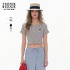 Teenie Weenie Women's Bear & Floral Round Neck T-Shirt