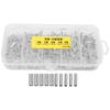 500PCS Length 1cm Fishing Line Connectors Copper Fishing Crimp Sleeve Kit  for Fishing Line