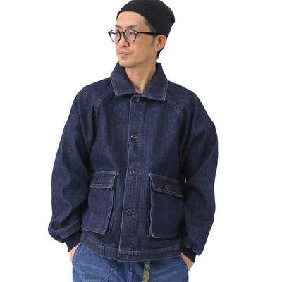 Gym Master Verbundene Blouson G621765 Ein Denim/Katsuragi (M, 56 Waschen)