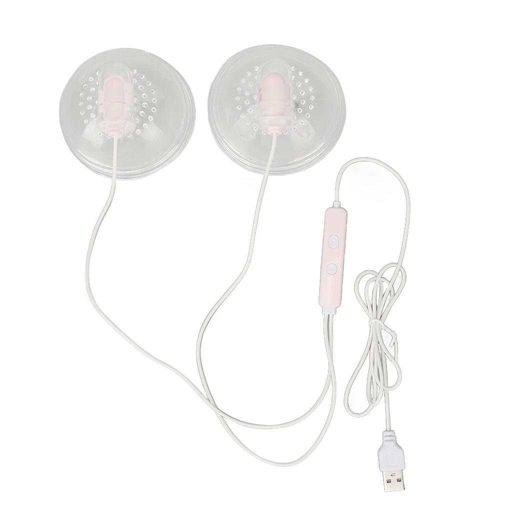 Postpartum Lactation Massager Silicone Breastfeeding 7 Strength Gear Massager with 2 Massage Heads