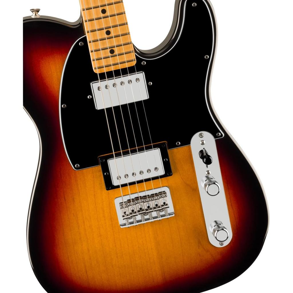 Fender Player II HH Electric Maple Soft Case Included Telecaster® Guitar, Fingerboard, 3-Color Sunburst,