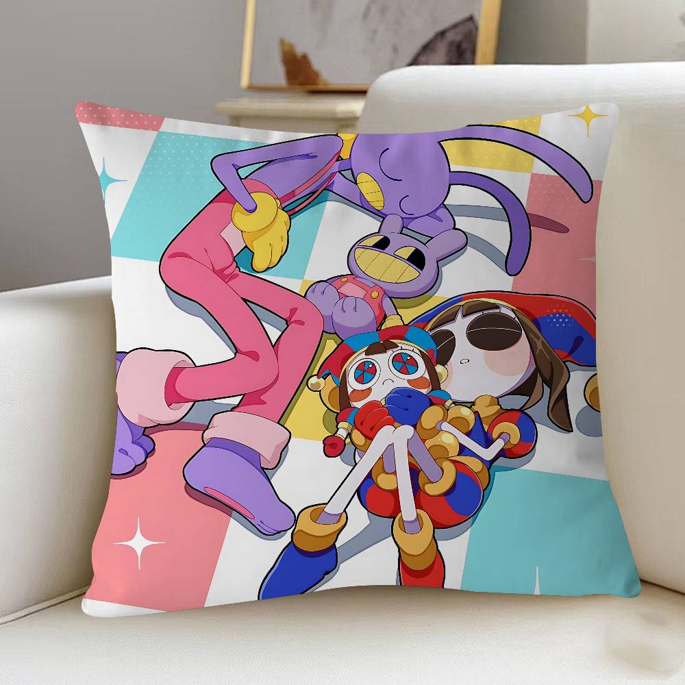 

Подушка Удивительный Цифровой Цирк Подарок Подушка для Дома Офиса Декоративная Подушка Спальня Диван Автомобильная Наволочка для Подушки 12x12Inch