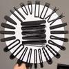 Black Matte Duckbill Hair Clip for Women's Flyaway Styling and Bangs, Simple Hair Accessory