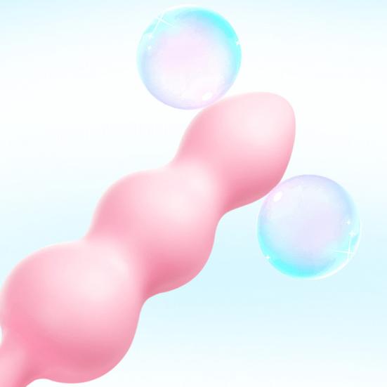 Yousheng 3Pcs/Set Anal Plug Easy To Clean Flirt Lightweight Beads Flexible Stimulator Butt Sex Toys for Women