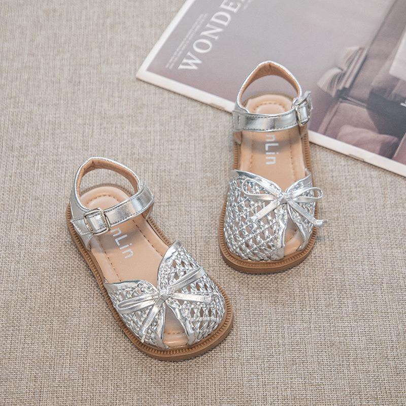 Sommer Baby Mädchen Slip-on Schuhe, Mädchen Sandalen & Kinder Hausschuhe, Kleinkind Prinzessin Weiche Sohle Gewebte Schuhe