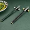 Hotel Restaurant for Home 304 Stainless Steel Tableware Metal Chopsticks Chopsticks Kitchen Tool