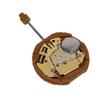 GN15 Quartz Watch Movement Alloy Professional Watch Movement Replacement PArt with Pin Silver