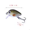 5 Mini Crankbait Fishing Lures 1.5g with Box Artificial Baits Lifelike Swimbait for