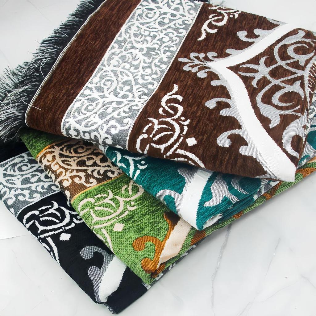 Chenille Rectangular Carpet Blanket - 70x110cm Flame Flower Design, Portable Floor Mat for Home