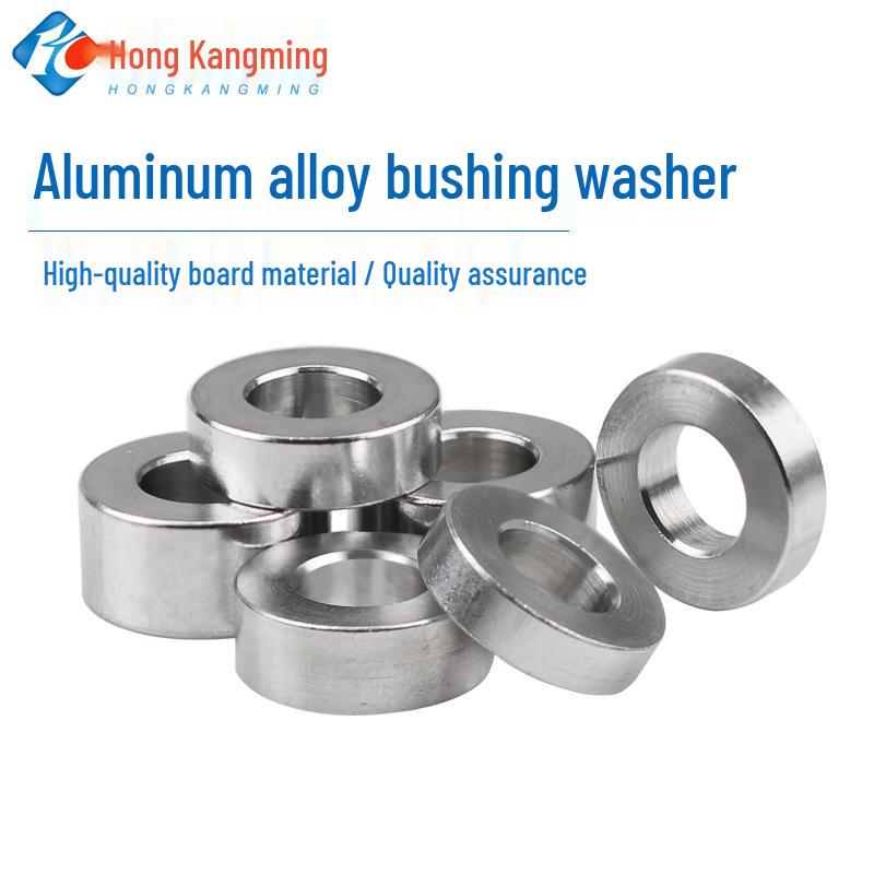 Thickened Aluminum Alloy Gasket: Round Shaft Bushing, Sleeve Washer, M6-M12.
