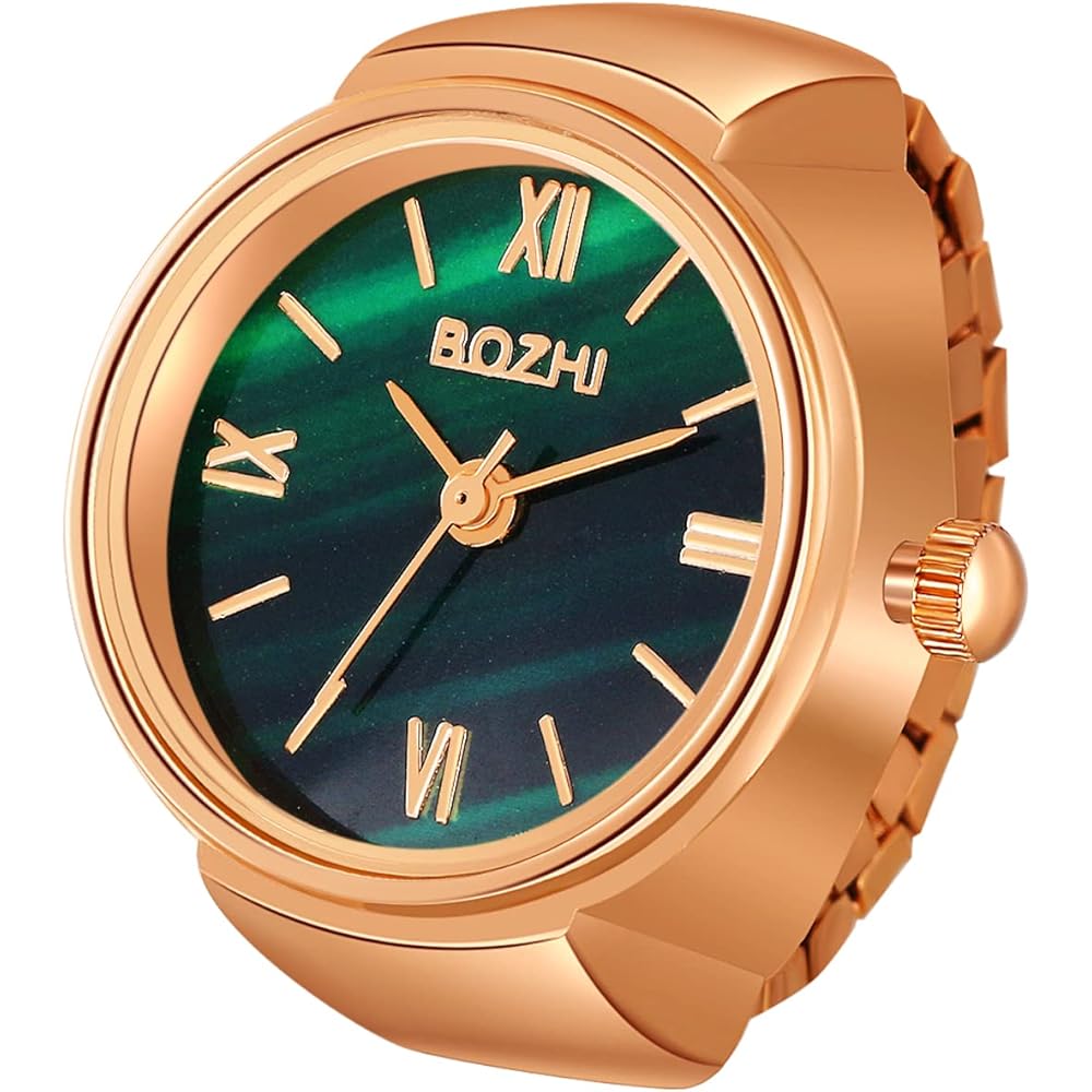Jewelrywe Gradient Ring Watch Stylish Design for Men and Women Accessories