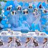 51pcs Frozen Party Tableware Set Includes Plates Napkins Paper Cups Tablecover