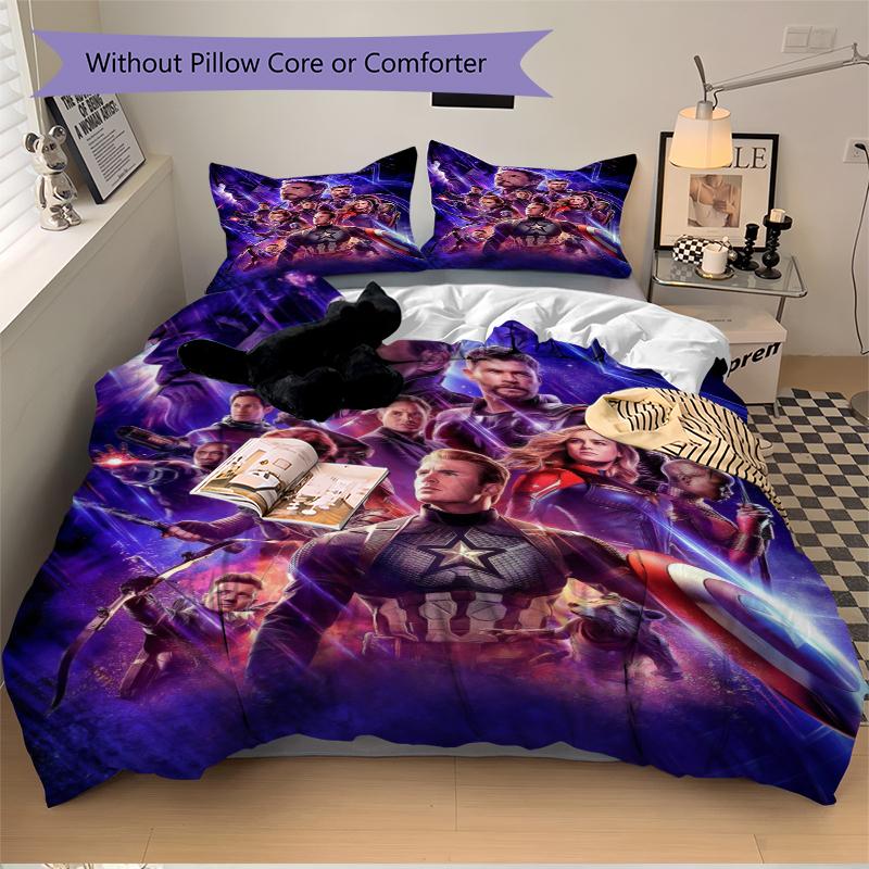 3ks Povlečení Avengers Infinity War Pro Všechny Velikosti Nové 3D Tištěný Přehoz na Postel Přikrývka Povlak na Peřinu Povlak na Polštář Dekorace Ložnice