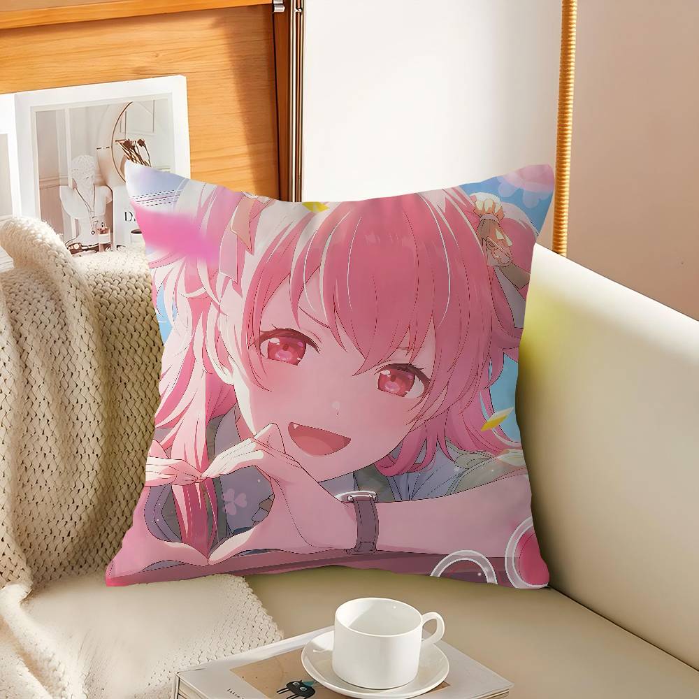 A-Airi Momoi Cartoon Cushion Cover Decorative Pillow Sofa Home Decor Case Pillow Cases
