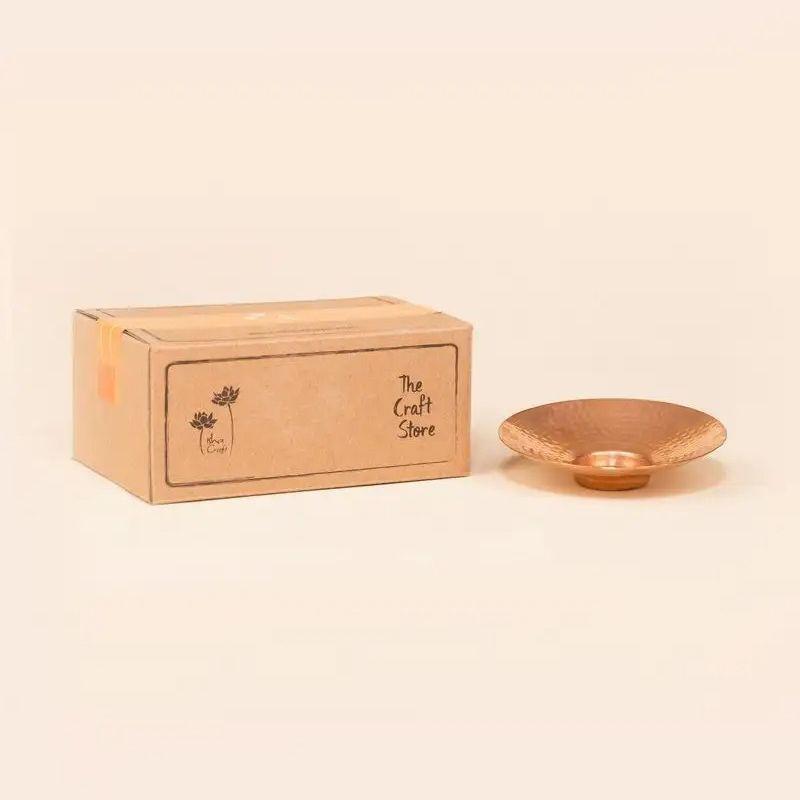 Copper Candlestick, Copper Tea Light Holder, Isha Life