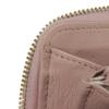 Used 10097 Coco Pearl Zip Coin Purse AP3811 7943 COCO Mark CC Mark Dots Random Matelasse Pink Beige Women's from Japan