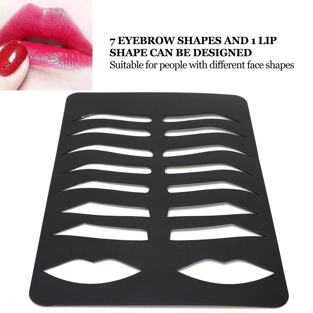 Eyebrow Lip Shape Stencils Template Fashionable Eye Brow Shape Kit Makeup Shaper