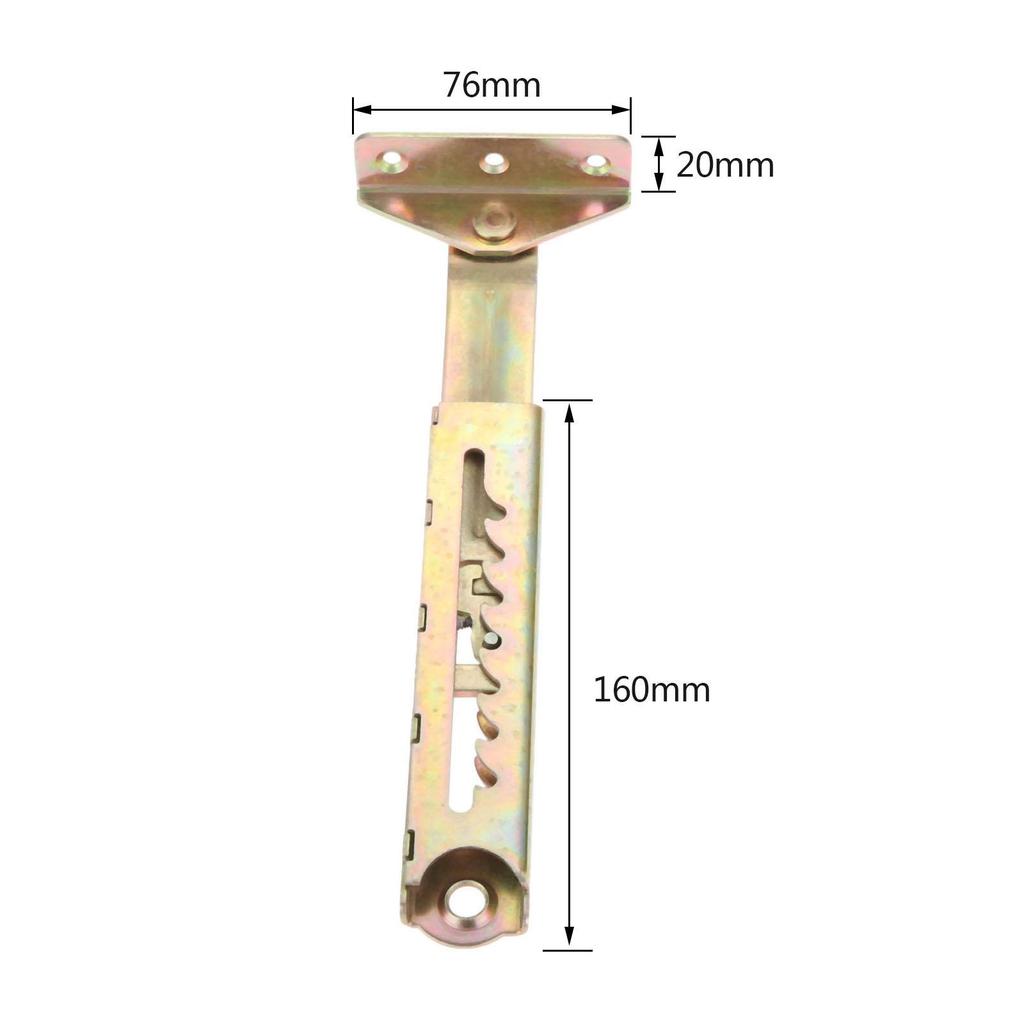 Conector de Bisagra de Sofá Ajustable de Diez Engranajes de Material de Hierro para Muebles Viejos Marco de Cama Ajuste de Ángulo