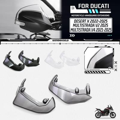 Voor Ducati Multistrada V4 V4S V2 V2S Desert X 2025-2025 Motorfiets Handkappen Verlengstukken Beschermer Windscherm Cover