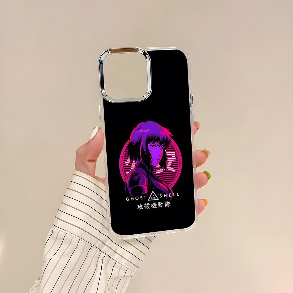 G-Ghost In The Shell Phone Case For IPhone 17 Air 16 15 14 13 12 11 Pro Pro Max Plus Transparent Soft Cover