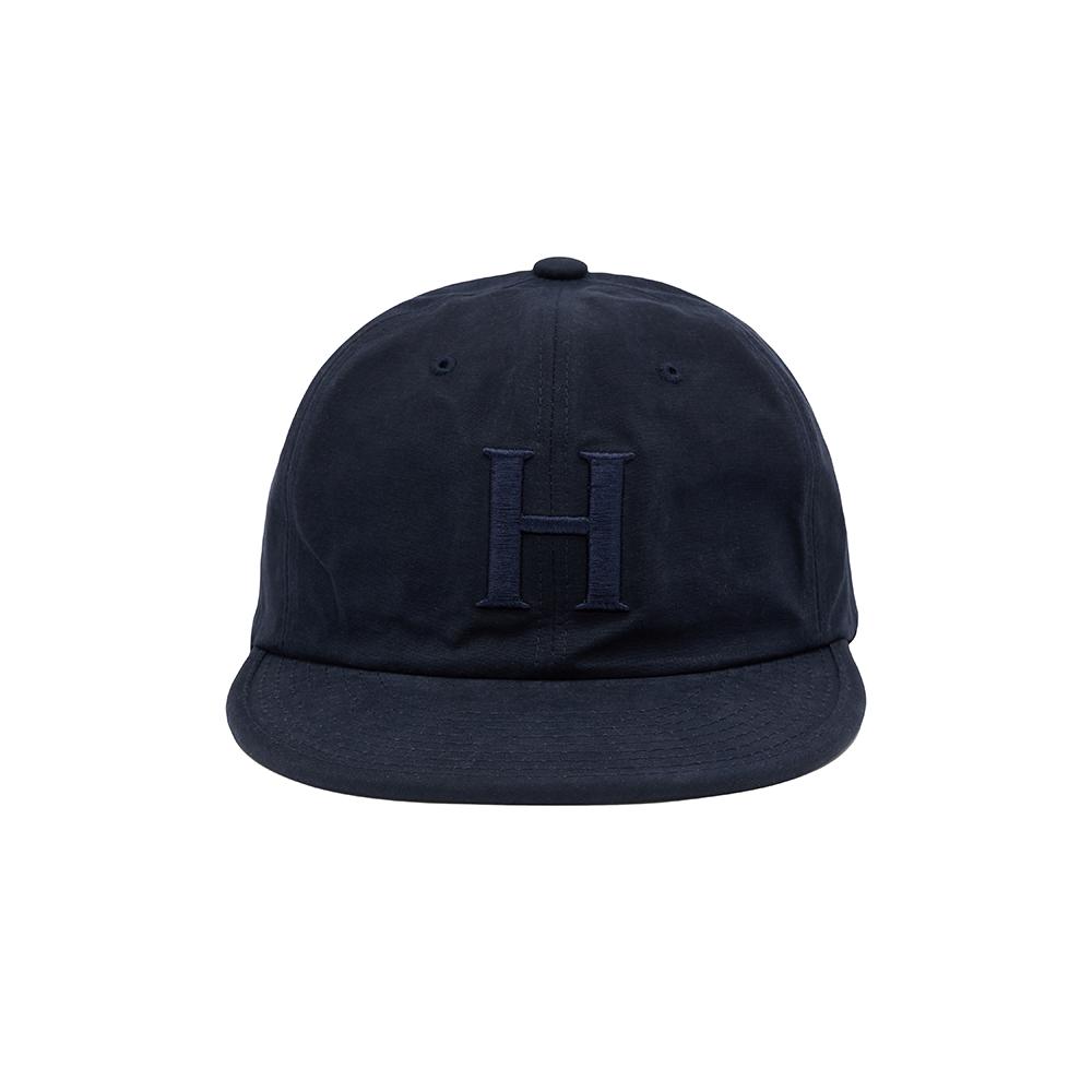 Haedeulaebseu Unisex H Embossed 6-Panel Navy
