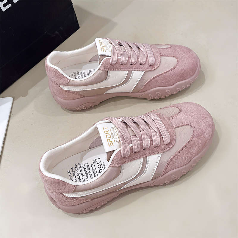 

Campus casual shoes high-value dad sports board shoes women s 2025 summer new thick-soled versatile German training white shoes 40