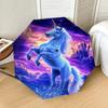 1pc Unicorn Fantasy Pattern Umbrella Design Automatic Opening and Closing Umbrella, High-quality Travel Umbrella,  c1128097