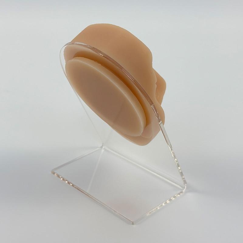 Professional Silicone Body Facials Piercing Trainer With Realistic Skin Texture For Dental Education And Aesthetic Labs