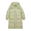 Winter New Down Jacket Women's Long Fashion Waist Loose Thickened Warm White Duck Down Jacket